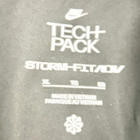 Nike Tech Pack Storm-FIT ADV Men’s Size L-XL Gore-Tex Heavy Black Parka Jacket - Picture 7 of 8